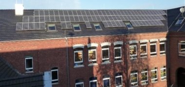 Photovoltaic system on the St. Hubertus elementary school