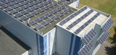 Fotovoltaïsch systeem op waterleidingbedrijf Keylaer