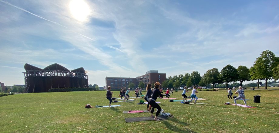 Sportgroep voor de afstudeertoren