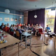 Lezing over oplichting met hoofdinspecteur Stefanie Bodden-Bergau van de politie van het district Kleef in oktober 2023 in Kevelaer