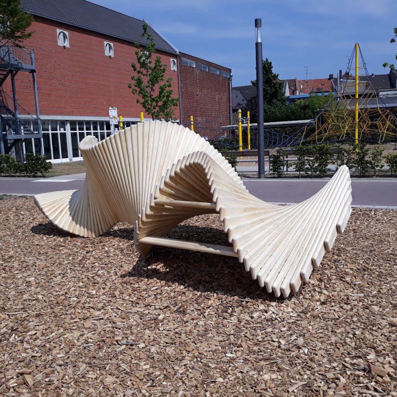 Speelbaar MoveArt object op het Mechelnplein, Museumvereniging